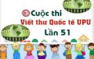 Thể lệ Cuộc thi viết thư quốc tế upu lần thứ 51 (năm 2022)