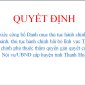 Về việc công bố Danh mục thủ tục hành chính mới ban hành, thủ tục hành chính bãi bỏ lĩnh vực Tổ chức phi chính phủ thuộc thẩm quyền giải quyết của Sở Nội vụ/UBND cấp huyện tỉnh Thanh Hóa