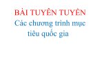  Chương trình mục tiêu quốc gia là gì? Nguyên tắc quản lý, tổ chức chương trình mục tiêu quốc gia