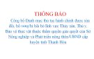 Công bố Danh mục thủ tục hành chính được sửa đổi, bổ sung/bị bãi bỏ lĩnh vực Thủy sản, Thú y, Bảo vệ thực vật 