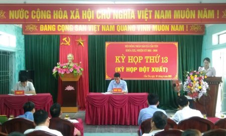 Kỳ họp thứ 13 HĐND xã  Khóa XIX, nhiệm kỳ 2021-2026 (Kỳ họp đột xuất)